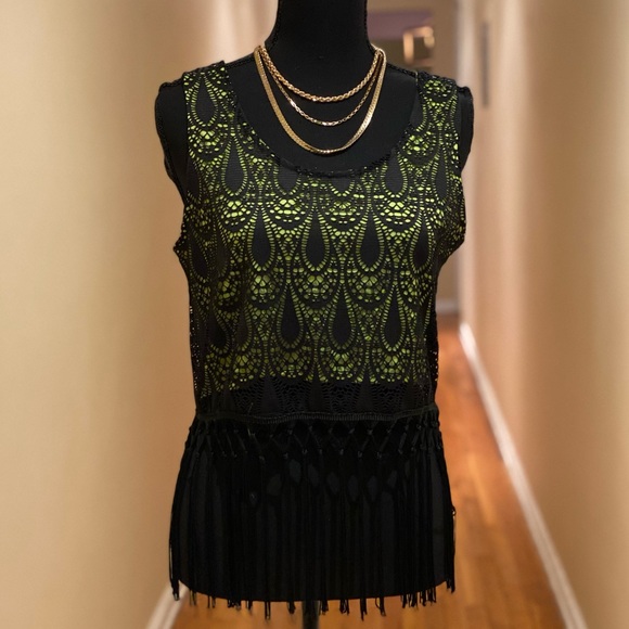 Fringe top M/L - Picture 1 of 5